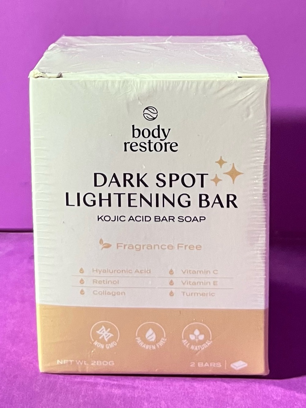 Body Restore - Dark Spot Lightening Bar - KOJIC ACID BAR SOAP